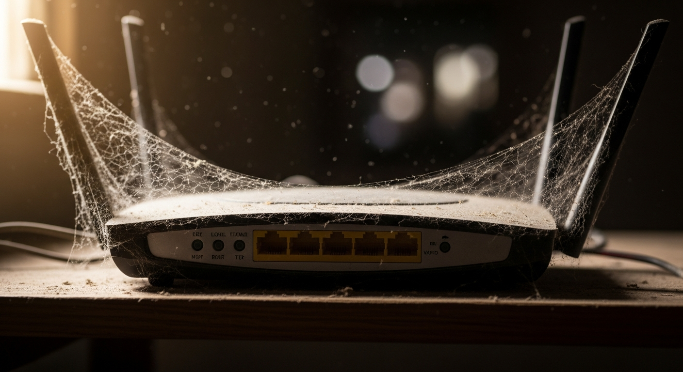 Old abandoned router - end of life means no more security patches