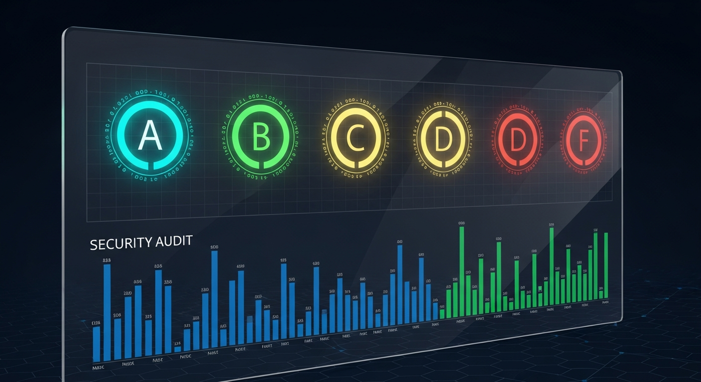 Security scoring methodology dashboard