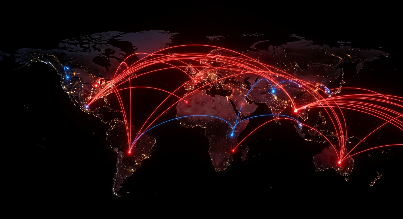 Cyber attack network visualization
